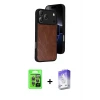 ieg™ iPhone 17 Pro Kılıf Kıvılcım Işık Serisi - Siyah Bilvis 5in1 3D Magic Cam Ekran Koruyucu + Raze Metal Kamera Lens - GI