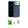 ieg™ iPhone 17 Pro Kılıf Kıvılcım Klasik - Siyah Joko Magic 5D Cam + Raze Metal Kamera Lens - TU