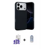 ieg™ iPhone 17 Pro Max Kılıf Ahenk Serisi - Siyah Joko Magic 5D Cam + Bilvis Titan Kamera Lens - GS