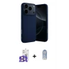 ieg™ iPhone 17 Pro Max Kılıf Ahenk Serisi - Siyah Joko Magic 5D Cam + Bilvis Titan Kamera Lens - TU