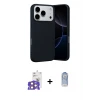 ieg™ iPhone 17 Pro Max Kılıf Ahenk Serisi - Siyah Joko Magic 5D Cam + Bilvis Titan Kamera Lens - TU