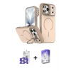 ieg™ iPhone 17 Pro Max Kılıf Çekirdek Klasik - Siyah Bilvis 5in1 3D Magic Cam Ekran Koruyucu + Bilvis Titan Kamera Lens - GS