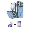 ieg™ iPhone 17 Pro Max Kılıf Çekirdek Klasik - Siyah Bilvis 5in1 3D Magic Cam Ekran Koruyucu + Bilvis Titan Kamera Lens - GS