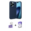 ieg™ iPhone 17 Pro Max Kılıf Eksen Form Prime - Siyah Bilvis 5in1 3D Magic Cam Ekran Koruyucu + Bilvis Titan Kamera Lens - TU