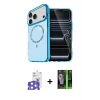 ieg™ iPhone 17 Pro Max Kılıf Kıvılcım Form Prime - Siyah 360 Mat Full Body Arka Koruyucu + Bilvis Titan Kamera Lens - GS