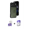 ieg™ iPhone 17 Pro Max Kılıf Kıvılcım Işık Serisi - Siyah Bilvis 5in1 3D Magic Cam Ekran Koruyucu + Bilvis Titan Kamera Lens - TU
