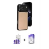 ieg™ iPhone 17 Pro Max Kılıf Kıvılcım Işık Serisi - Siyah Bilvis 5in1 3D Magic Cam Ekran Koruyucu + Bilvis Titan Kamera Lens - TU