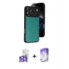 ieg™ iPhone 17 Pro Max Kılıf Kıvılcım Işık Serisi - Siyah Bilvis 5in1 3D Magic Cam Ekran Koruyucu + Bilvis Titan Kamera Lens - TU