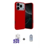 ieg™ iPhone 17 Pro Max Kılıf Kozmos Yansıma Özel Seri - Siyah Joko Magic 5D Cam + Bilvis Titan Kamera Lens - GS