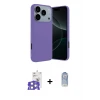 ieg™ iPhone 17 Pro Max Kılıf Kozmos Yansıma Özel Seri - Siyah Joko Magic 5D Cam + Bilvis Titan Kamera Lens - GS