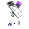 ieg™ iPhone 17 Pro Max Kılıf Nova Yansıma Serisi - Siyah Joko Magic 5D Cam + Bilvis Titan Kamera Lens - LT
