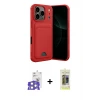 ieg™ iPhone 17 Pro Max Kılıf Vadi Çizgi Prime - Siyah Joko Magic 5D Hayalet Cam + Bilvis Titan Kamera Lens - GS