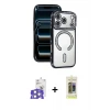 ieg™ iPhone 17 Pro Max Kılıf Zirve Doku Prime - Siyah Joko Magic 5D Hayalet Cam + Bilvis Titan Kamera Lens - GS