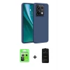 ieg™ Redmi Note 13 Pro 5G Kılıf Kozmos Yansıma Özel Seri - Siyah 6D Antistatik Mat Seramik Hayalet Nano Ekran Koruyucu + Raze Metal Kamera Lens - GS