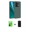 ieg™ Redmi Note 13 Pro 5G Kılıf Kozmos Yansıma Özel Seri - Siyah 6D Antistatik Mat Seramik Hayalet Nano Ekran Koruyucu + Raze Metal Kamera Lens - GS