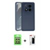 ieg™ Redmi Note 14 Pro 4G Kılıf Yankı Yansıma Özel Seri - Şeffaf Hayalet Polymer Nano Ekran Koruyucu + Raze Metal Kamera Lens - GS