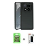 ieg™ Redmi Note 14 Pro 4G Kılıf Yankı Yansıma Özel Seri - Şeffaf Hayalet Polymer Nano Ekran Koruyucu + Raze Metal Kamera Lens - GS