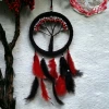 ieg™ Siyah Kırmızı Hayat Ağacı Dream Catcher
