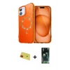 iPhone 11 Kılıf Kıvılcım Form Prime - Şeffaf 360 Full Body Arka Koruyucu + Rainbow Kamera Lens Koruma Cam - KI