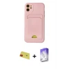 iPhone 11 Kılıf Vadi Çizgi Prime - Siyah Bilvis 5in1 3D Magic Cam Ekran Koruyucu + Rainbow Kamera Lens Koruma Cam - KI