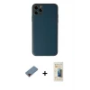 iPhone 11 Pro Kılıf Yadigar Klasik - Siyah 6D Mat Seramik Hayalet Nano Ekran Koruyucu + Metal Kamera Lens Koruma Cam - KI