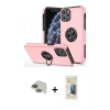 iPhone 11 Pro Max Kılıf Odak Form Prime - Siyah 6D Mat Seramik Hayalet Nano Ekran Koruyucu + Pers Alüminyum Kamera Lens - YL
