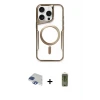 iPhone 11 Pro Max Kılıf Yadigar Klasik Özel Seri - Siyah Joko Magic 5D Hayalet Cam + Pers Alüminyum Kamera Lens - LT