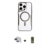iPhone 11 Pro Max Kılıf Yadigar Klasik Özel Seri - Siyah Joko Magic 5D Hayalet Cam + Pers Alüminyum Kamera Lens - LT