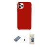 iPhone 11 Pro Max Kılıf Zirve Modern Özel Seri - Siyah 6D Mat Seramik Hayalet Nano Ekran Koruyucu + Metal Kamera Lens Koruma Cam - GS