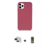iPhone 11 Pro Max Kılıf Zirve Modern Özel Seri - Siyah Joko Magic 5D Hayalet Cam + Pers Alüminyum Kamera Lens - SH