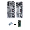 iPhone 12 Pro Max Kılıf Nova Doku Koleksiyonu - Şeffaf 360 Full Body Arka Koruyucu + Shine Kamera Lens Koruma Cam - MI