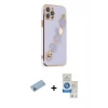 iPhone 12 Pro Max Kılıf Nova Işık Prime - Şeffaf Royal Nano Ekran Koruyucu + Shine Kamera Lens Koruma Cam - MI