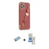 iPhone 12 Pro Max Kılıf Nova Işık Prime - Şeffaf Royal Nano Ekran Koruyucu + Shine Kamera Lens Koruma Cam - MI