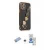 iPhone 12 Pro Max Kılıf Nova Işık Prime - Şeffaf Royal Nano Ekran Koruyucu + Shine Kamera Lens Koruma Cam - MI