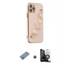 iPhone 12 Pro Max Kılıf Nova Işık Prime - Şeffaf Temperli Cam Ekran Koruyucu + Shine Kamera Lens Koruma Cam - GI