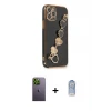 iPhone 12 Pro Max Kılıf Nova Işık Prime - Siyah Joko Magic 5D Cam + Neon Fosforlu Kamera Lens - YL