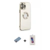 iPhone 13 Pro Max Kılıf İz Form Serisi - Siyah Joko 5D Cam + Shine Kamera Lens Koruma Cam - PE