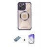 iPhone 13 Pro Max Kılıf Kutup Modern - Siyah Bilvis 5in1 3D Magic Cam Ekran Koruyucu + Shine Kamera Lens Koruma Cam - GI