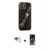 iPhone 13 Pro Max Kılıf Nova Işık Prime - Şeffaf 360 Full Body Arka Koruyucu + Pers Alüminyum Kamera Lens - LT