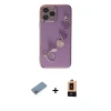 iPhone 13 Pro Max Kılıf Nova Işık Prime - Şeffaf Maxco Cam Ekran Koruyucu + Shine Kamera Lens Koruma Cam - PE