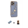 iPhone 13 Pro Max Kılıf Nova Işık Prime - Şeffaf Maxco Cam Ekran Koruyucu + Shine Kamera Lens Koruma Cam - PE