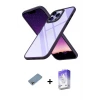 iPhone 13 Pro Max Kılıf Nova Işık Serisi - Siyah Bilvis 5in1 3D Magic Cam Ekran Koruyucu + Shine Kamera Lens Koruma Cam - GI