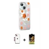 iPhone 14 Kılıf Yörünge Işık Prime - Siyah Buffer Cam Ekran Koruyucu + Shine Kamera Lens - KI