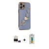 iPhone 14 Pro Max Kılıf Nova Işık Prime - Siyah Polymer Nano Ekran Koruyucu + Bilvis Titan Kamera Lens - GD