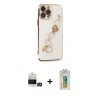 iPhone 14 Pro Max Kılıf Nova Işık Prime - Siyah Polymer Nano Ekran Koruyucu + Bilvis Titan Kamera Lens - GD