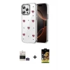 iPhone 14 Pro Max Kılıf Yörünge Form - Siyah Buffer Cam Ekran Koruyucu + Bilvis Titan Kamera Lens - GS