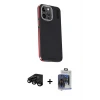 iPhone 15 Pro Max Kılıf Kıvılcım Modern Özel Seri - Siyah Vanessa Magic Cam + Raze Metal Kamera Lens - SH
