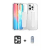 iPhone 15 Pro Max Kılıf Nova Işık Koleksiyonu - Siyah Joko Magic 5D Cam + PVD Metal Kamera Lens - LT