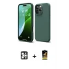 iPhone 16 Pro Max Kılıf Kozmos Yansıma Özel Seri - Siyah Buffer Cam Ekran Koruyucu + PVD Metal Kamera Lens - GS