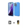 iPhone 16 Pro Max Kılıf Kozmos Yansıma Özel Seri - Siyah Buffer Cam Ekran Koruyucu + PVD Metal Kamera Lens - GS
